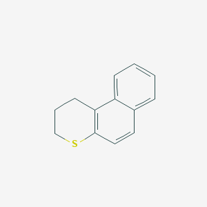 molecular formula C13H12S B14729501 2,3-Dihydro-1h-benzo[f]thiochromene CAS No. 5395-24-4