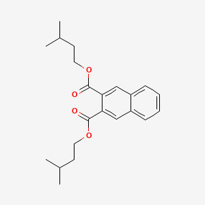 molecular formula C22H28O4 B14729517 Bis(3-methylbutyl) naphthalene-2,3-dicarboxylate CAS No. 5950-76-5