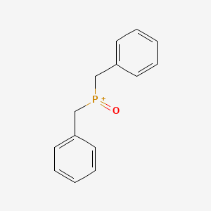 molecular formula C14H14OP+ B14729567 Dibenzyl(oxo)phosphanium CAS No. 13238-16-9