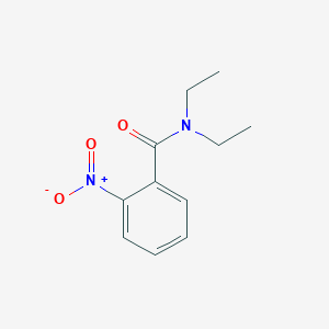 molecular formula C11H14N2O3 B14729612 Benzamide, N,N-diethyl-2-nitro- CAS No. 10345-77-4