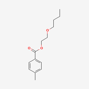 molecular formula C14H20O3 B14729680 2-Butoxyethyl 4-methylbenzoate CAS No. 7152-64-9