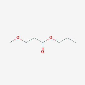 molecular formula C7H14O3 B14729742 Propyl 3-methoxypropanoate CAS No. 5349-56-4