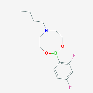 molecular formula C14H20BF2NO2 B1472981 6-Butyl-2-(2,4-difluorophenyl)-1,3,6,2-dioxazaborocane CAS No. 1190988-98-7