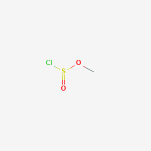 molecular formula CH3ClO2S B14729828 Chlorosulfurous acid, methyl ester CAS No. 13165-72-5