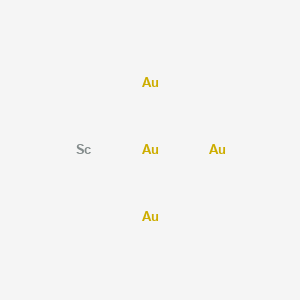 molecular formula Au4Sc B14729873 Gold;scandium CAS No. 11081-76-8