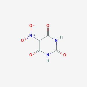 molecular formula C4H3N3O5 B147299 5-Nitrobarbituric acid CAS No. 480-68-2