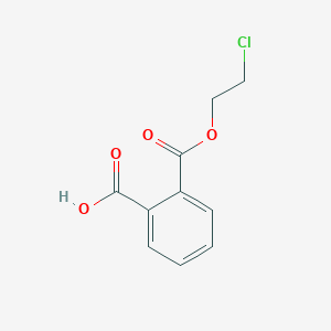 molecular formula C10H9ClO4 B14729983 2-((2-Chloroethoxy)carbonyl)benzoic acid 