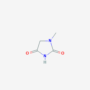 molecular formula C4H6N2O2 B147300 1-甲基乙内酰脲 CAS No. 616-04-6