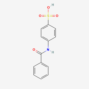molecular formula C13H11NO4S B14730003 4-Benzamidobenzenesulfonic acid 
