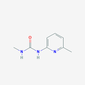 molecular formula C8H11N3O B14730017 N-Methyl-N'-(6-methylpyridin-2-yl)urea CAS No. 10461-88-8