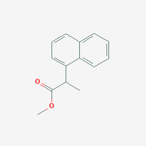 molecular formula C14H14O2 B147301 alpha-Methyl-1-naphthaleneacetic Acid Methyl Ester CAS No. 72221-62-6