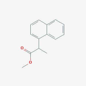 molecular formula C14H14O2 B147301 Methyl 2-(1-naphthyl)-propionate CAS No. 72221-62-6