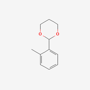 molecular formula C11H14O2 B14730110 2-(2-Methylphenyl)-1,3-dioxane CAS No. 5663-39-8