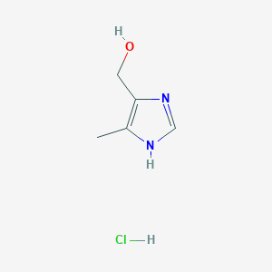 molecular formula C5H9ClN2O B147302 (4-甲基-1H-咪唑-5-基)甲醇盐酸盐 CAS No. 38585-62-5