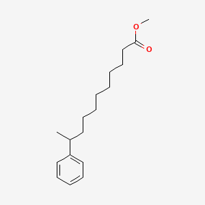molecular formula C18H28O2 B14730258 Methyl 10-phenylundecanoate CAS No. 6268-53-7