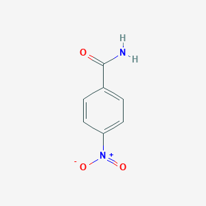 molecular formula C7H6N2O3 B147303 4-硝基苯甲酰胺 CAS No. 619-80-7