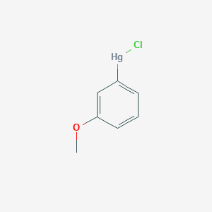 molecular formula C7H7ClHgO B14730314 Chloro(3-methoxyphenyl)mercury CAS No. 5961-61-5