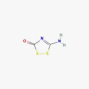 molecular formula C2H2N2OS2 B14730328 5-Imino-1,2,4-dithiazolidin-3-one CAS No. 10473-04-8