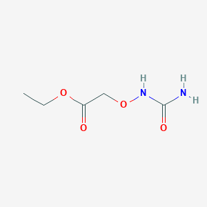 molecular formula C5H10N2O4 B14730437 Ethyl ureidooxyacetate CAS No. 5766-89-2