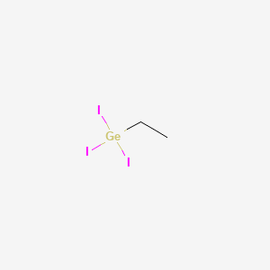 molecular formula C2H5GeI3 B14730477 Ethyltriiodogermane CAS No. 4916-38-5