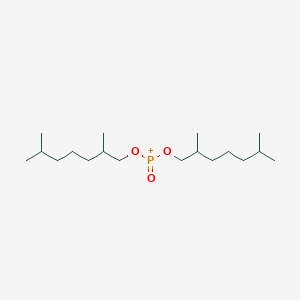 molecular formula C18H38O3P+ B14730499 Bis(2,6-dimethylheptoxy)-oxophosphanium CAS No. 13086-87-8