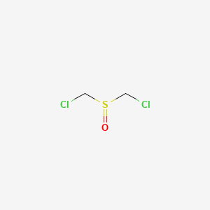 molecular formula C2H4Cl2OS B14730678 Chloro(chloromethanesulfinyl)methane CAS No. 5031-59-4