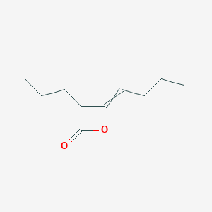 molecular formula C10H16O2 B14730785 4-Butylidene-3-propyloxetan-2-one CAS No. 5659-16-5