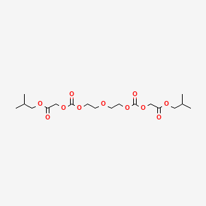 molecular formula C18H30O11 B14730822 Bis(2-methylpropyl) 4,12-dioxo-3,5,8,11,13-pentaoxapentadecane-1,15-dioate CAS No. 5396-93-0