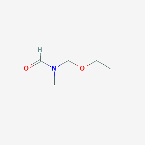 molecular formula C5H11NO2 B14730863 N-(Ethoxymethyl)-N-methylformamide CAS No. 5129-80-6