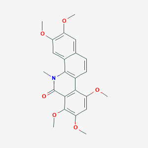 molecular formula C23H23NO6 B14731007 Sanguilutine pseudobase CAS No. 4922-45-6