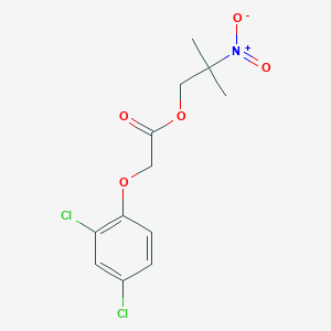 molecular formula C12H13Cl2NO5 B14731020 2-Methyl-2-nitropropyl (2,4-dichlorophenoxy)acetate CAS No. 6319-36-4