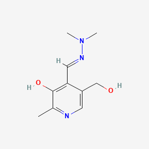 molecular formula C10H15N3O2 B14731026 Pyridoxal, dimethylhydrazone CAS No. 10402-84-3