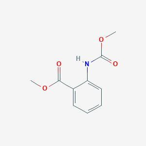 molecular formula C10H11NO4 B14731051 Methyl 2-(methoxycarbonylamino)benzoate CAS No. 7143-42-2