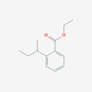molecular formula C13H18O2 B14731085 Ethyl 2-(butan-2-yl)benzoate CAS No. 5133-56-2