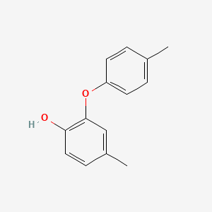 molecular formula C14H14O2 B14731113 Phenol, 4-methyl-2-(4-methylphenoxy)- CAS No. 10568-14-6