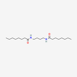 molecular formula C20H40N2O2 B14731149 Octanamide, N,N'-1,4-butanediylbis- CAS No. 5518-19-4