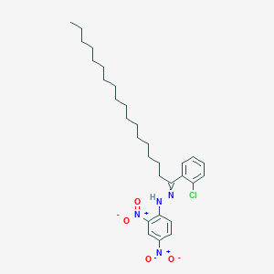 molecular formula C30H43ClN4O4 B14731151 N-[1-(2-Chlorophenyl)octadecylideneamino]-2,4-dinitro-aniline CAS No. 6288-48-8