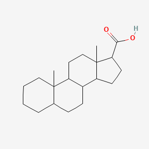 molecular formula C20H32O2 B14731154 Androstane-17-carboxylic acid CAS No. 6247-77-4