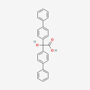 molecular formula C26H20O3 B14731241 Di[1,1'-biphenyl]-4-yl(hydroxy)acetic acid CAS No. 6334-91-4