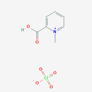 molecular formula C7H8ClNO6 B14731364 2-Carboxy-1-methylpyridin-1-ium perchlorate CAS No. 6094-89-9