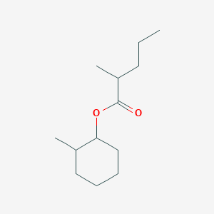 molecular formula C13H24O2 B14731408 2-Methylcyclohexyl 2-methylpentanoate CAS No. 5448-34-0
