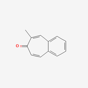 molecular formula C12H10O B14731427 7H-Benzocyclohepten-7-one, 6-methyl- CAS No. 4900-73-6