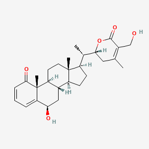 molecular formula C28H38O5 B14731448 Jaborosalactone B CAS No. 6105-16-4