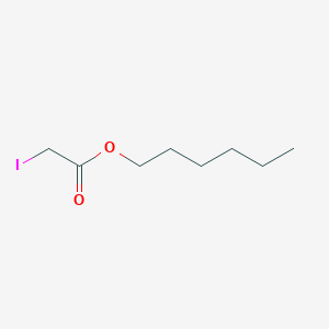 molecular formula C8H15IO2 B14731501 Hexyl iodoacetate CAS No. 5436-99-7