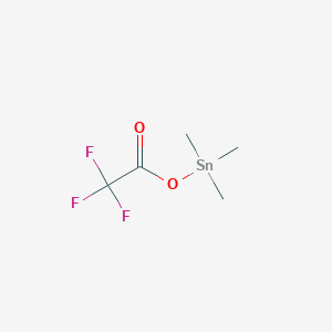 molecular formula C5H9F3O2Sn B14731539 Trimethyl[(trifluoroacetyl)oxy]stannane CAS No. 6430-48-4