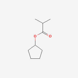 molecular formula C9H16O2 B14731553 Cyclopentyl isobutyrate CAS No. 6290-14-8