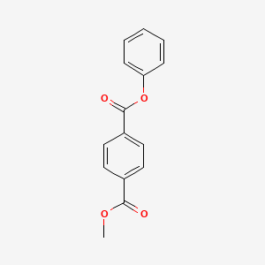 molecular formula C15H12O4 B14731606 Methyl phenyl terephthalate CAS No. 6725-72-0