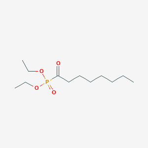 molecular formula C12H25O4P B14731613 Diethyl octanoylphosphonate CAS No. 5413-19-4
