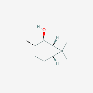 molecular formula C10H18O B14731679 (1S,2R,3S,6R)-3,7,7-trimethylbicyclo[4.1.0]heptan-2-ol CAS No. 5561-13-7