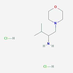 3-Methyl-1-morpholinobutan-2-amine dihydrochloride